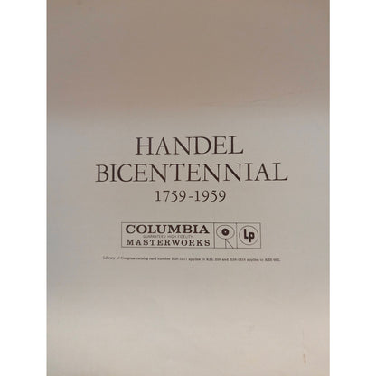 Handel Organ Concertos Nos. 1-6 E. Power Biggs Columbia 6-Eye Mono Box Set