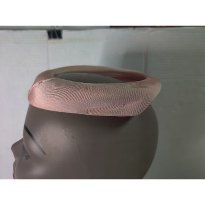 Christine Original Ring Hat NO Mesh Veil Pink Ring Cloth Vintage 6.6"