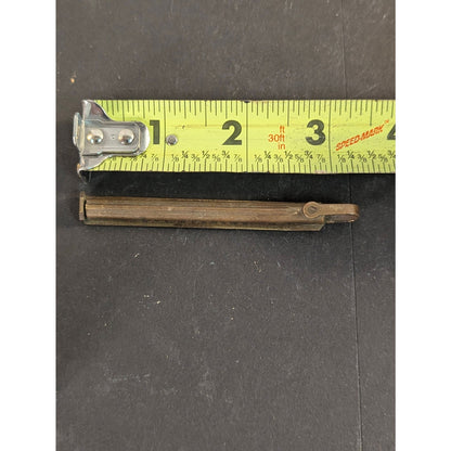Antique Vintage Chinese Brass Padlock Lock Folding Key Barrel Box Trunk Cabinet