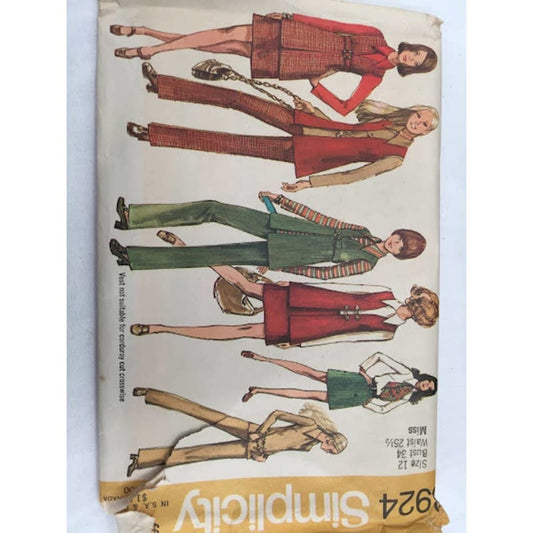 Loretta Youngs 9868 Size 14 dress Vintage Sewing Pattern Unused 50s 60s 70s