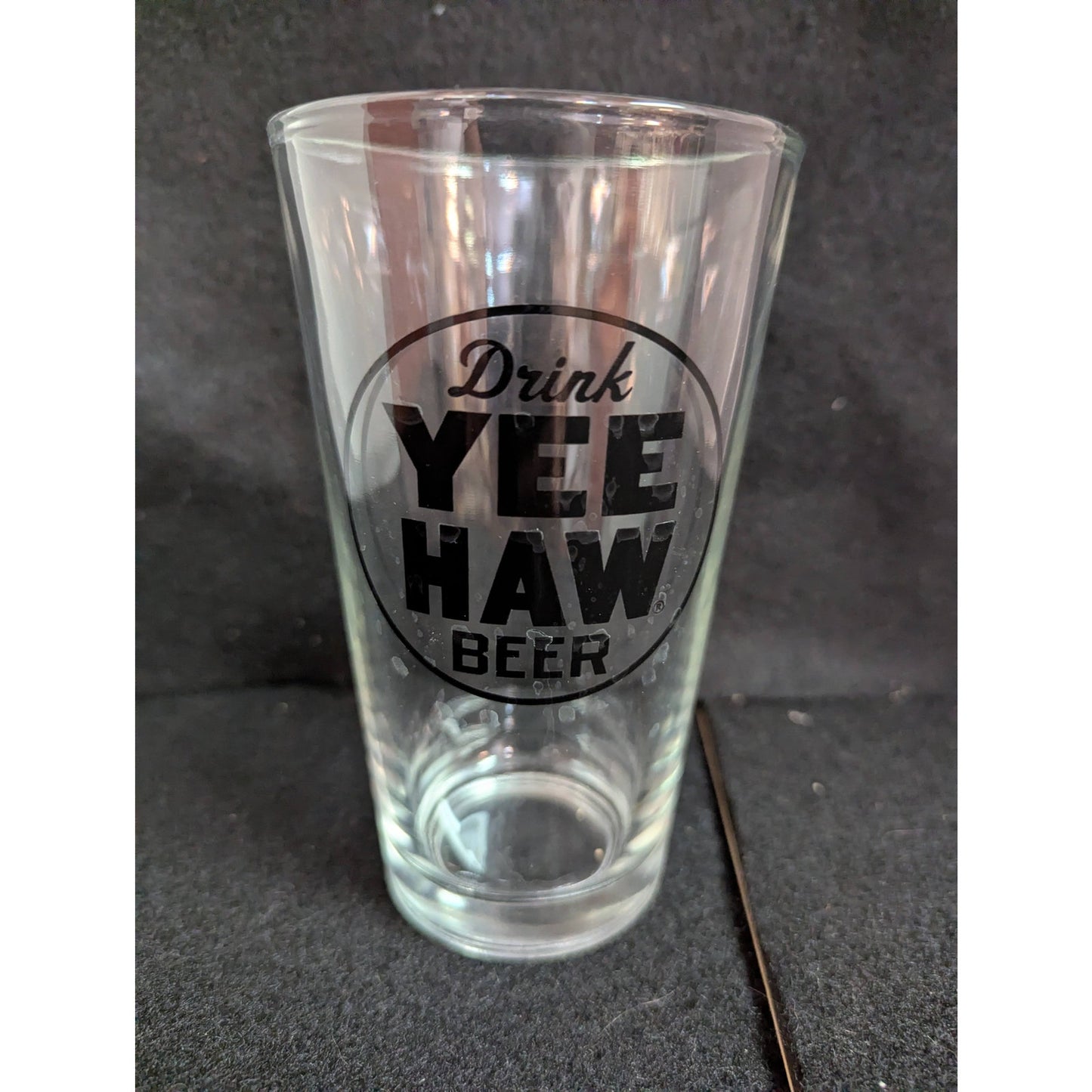 Yee-Haw Brewing Co. "Drink Yee Haw Beer" Pint Glasses - Set of 4