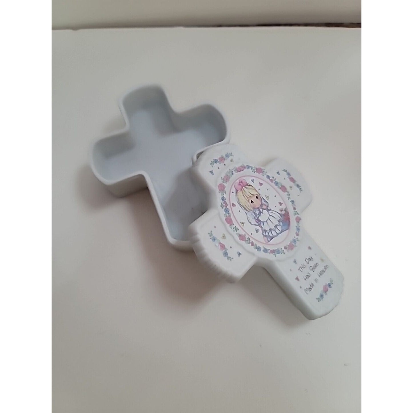 Precious Moments Cross Trinket Box This Day Has Been Made In Heaven Communion