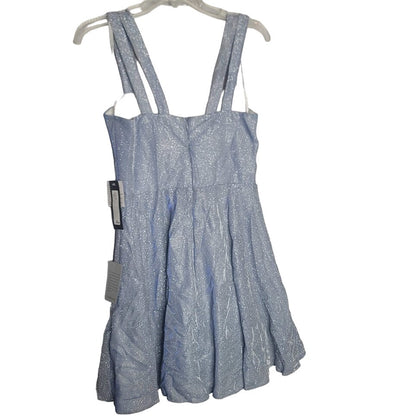 XSCAPE size 6 Mini dress Sparkle glitter Sleeveless glitter cocktail Cinderella