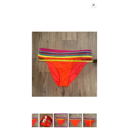 NWT Trina Turk Zebra Poppy Textured Hipster Swimsuit Bikini Bottom Size 8 NEW