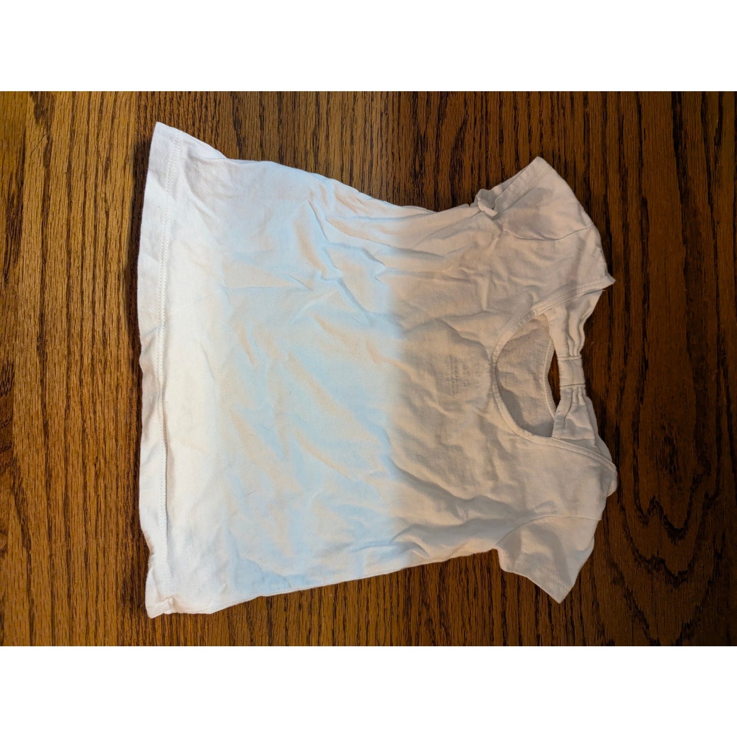Carter's Toddler Girls White Bunny Cutout Back Tee 2T