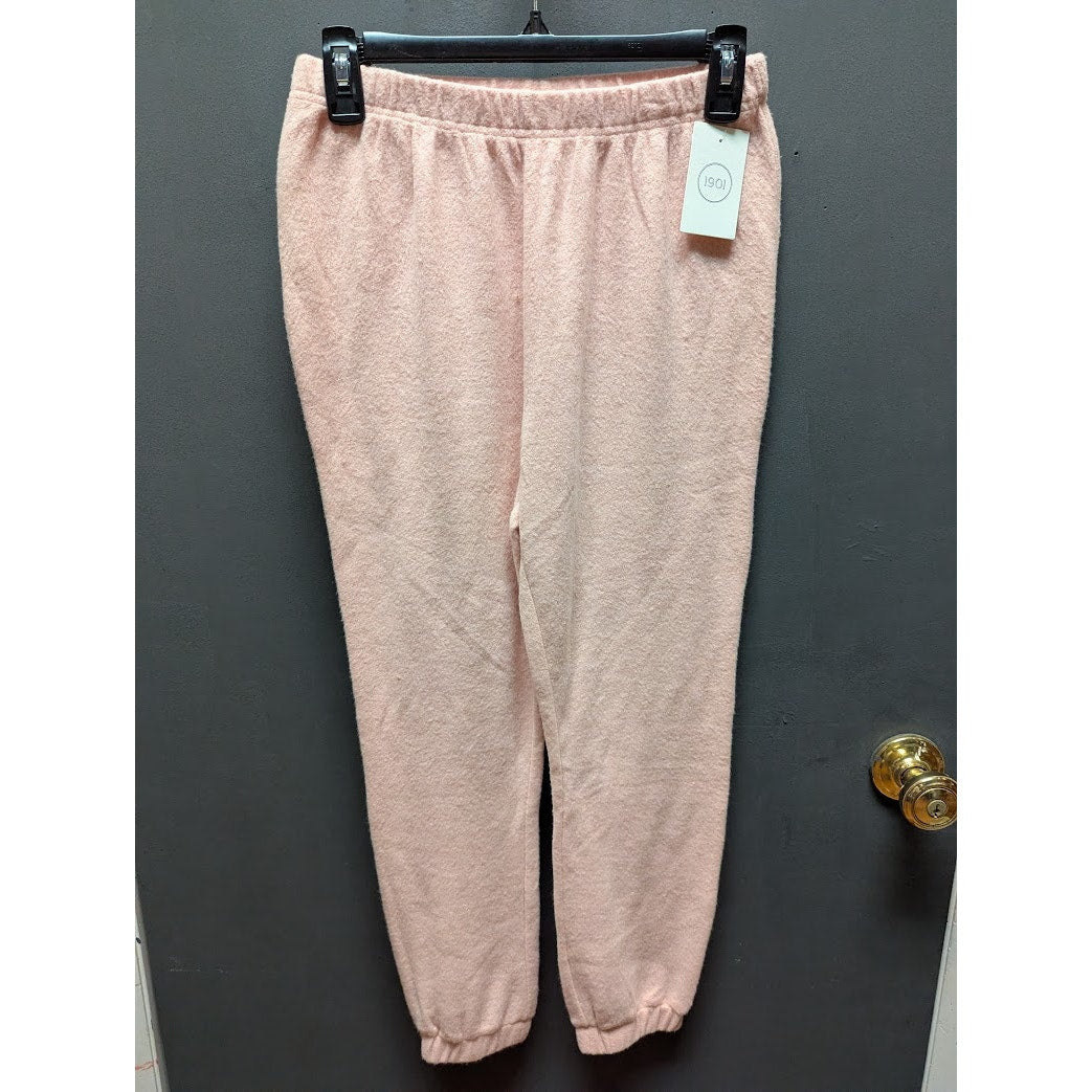 Nordstrom 1901 Pink Youth Joggers Sweatpants Large (10-12) Elastic Waist Ankle