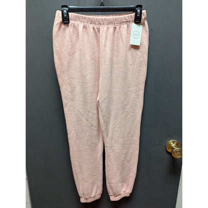 Nordstrom 1901 Pink Youth Joggers Sweatpants Large (10-12) Elastic Waist Ankle