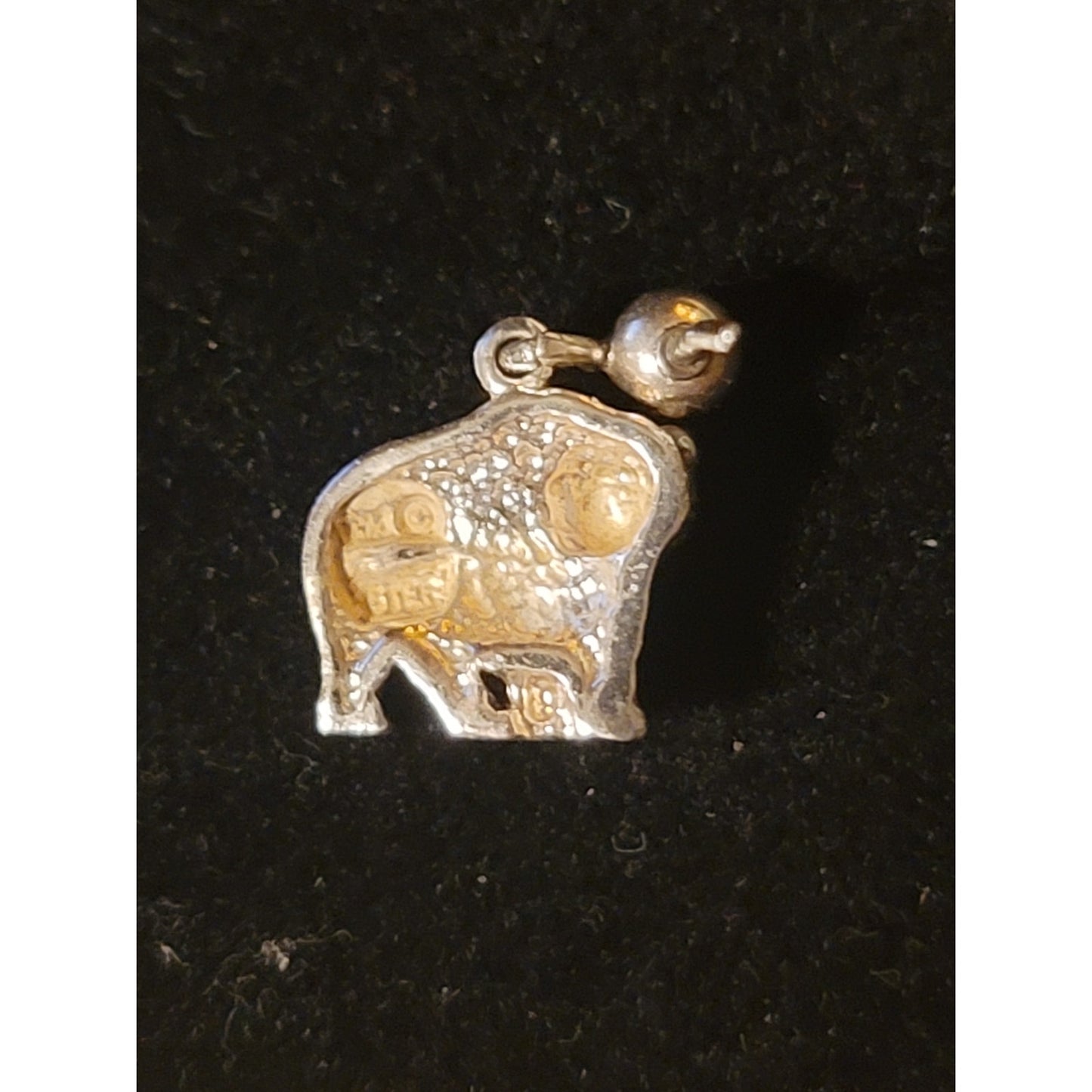 Vintage Sterling Silver Bear Dangle Earrings Pierced Drop Motif Jewelry Kodiak