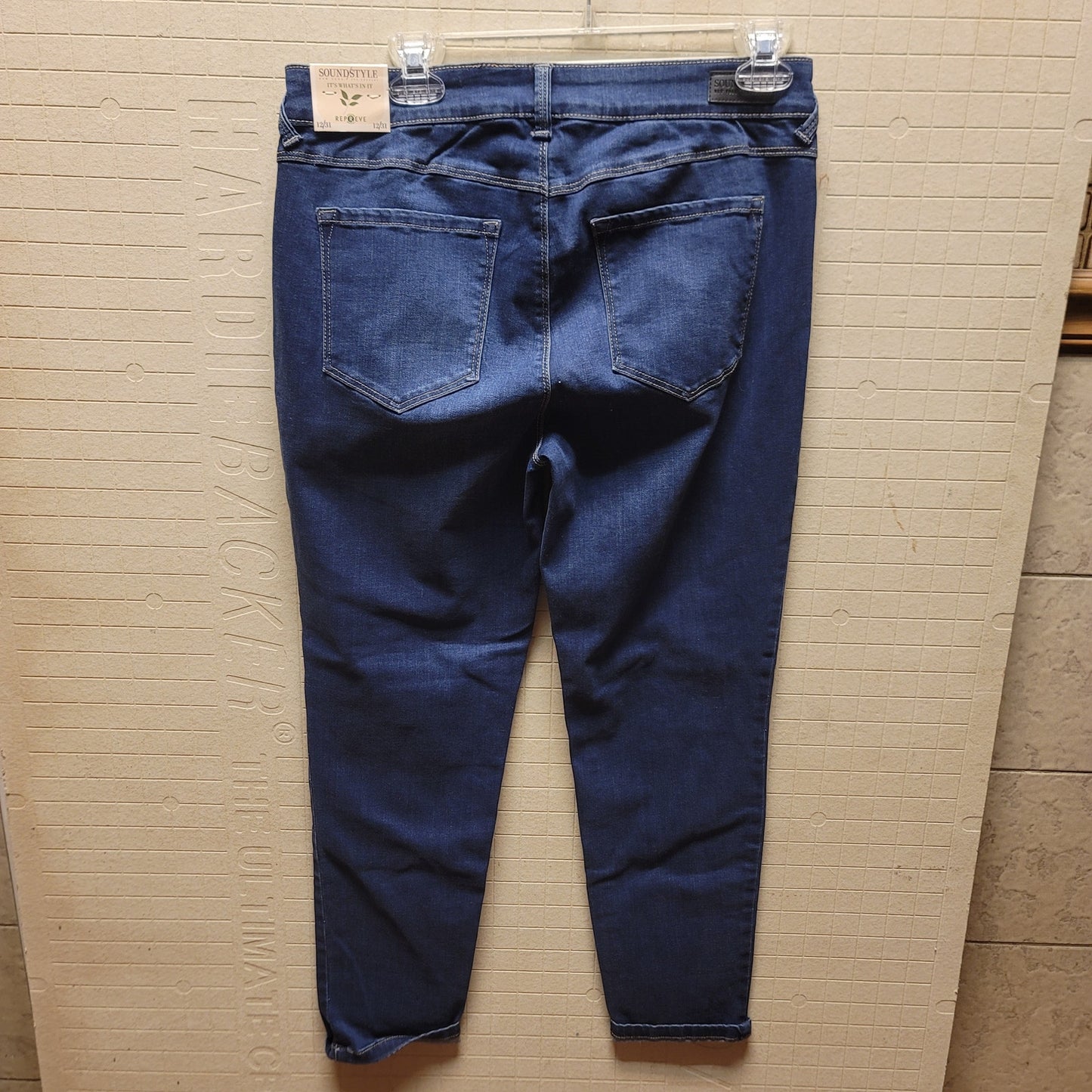 Soundstyle Womens Jamie Ankle Skinny Jeans 12/31 slim and sleek New button fly