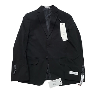 NWT Calvin Klein Boys Black Dress Blazer Size 10 Jacket Formal wedding slim fit