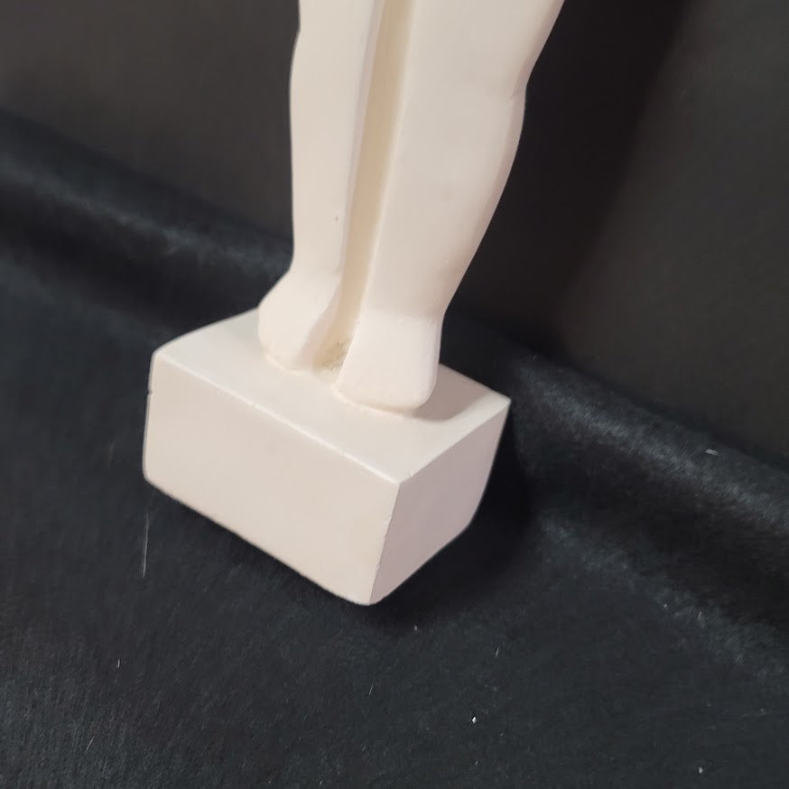 Naxos Cycladic idol statue figurine art history museum replica large plaster