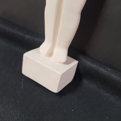 Naxos Cycladic idol statue figurine art history museum replica large plaster