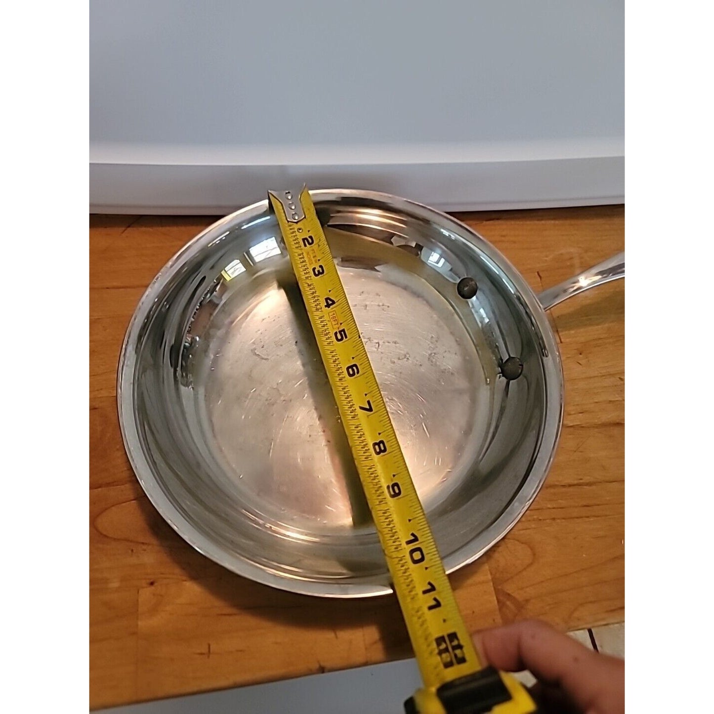 Club Pro Cuisine Frying Pan cookware Stainless Steel copper bottom 10”