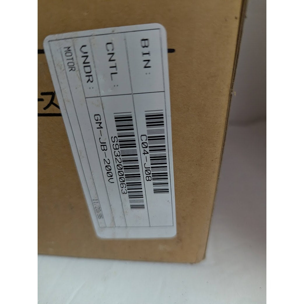 New Mitsubishi GM-J Geared Motor Model GM-JB 90W 4P 3 Phase 37.35/45 PRM 50/60Hz