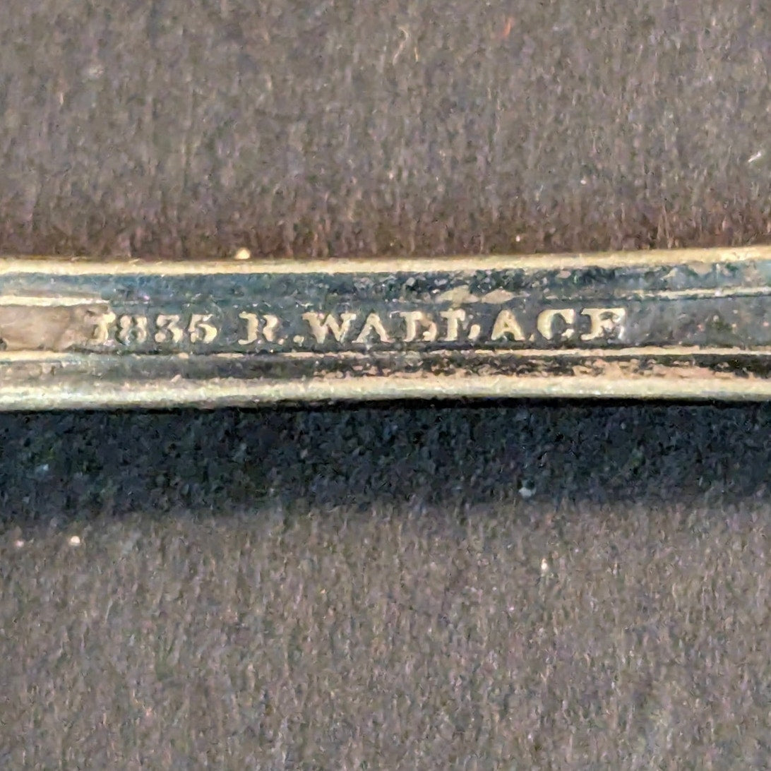 1837 R. Wallace Kansas city Club jam sugar marmalade Spoon
