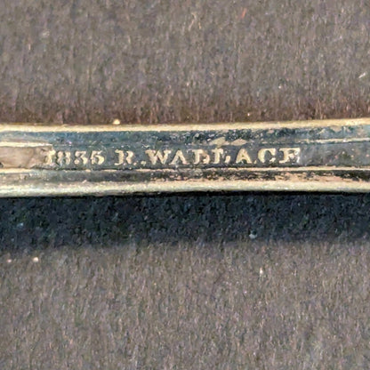 1837 R. Wallace Kansas city Club jam sugar marmalade Spoon
