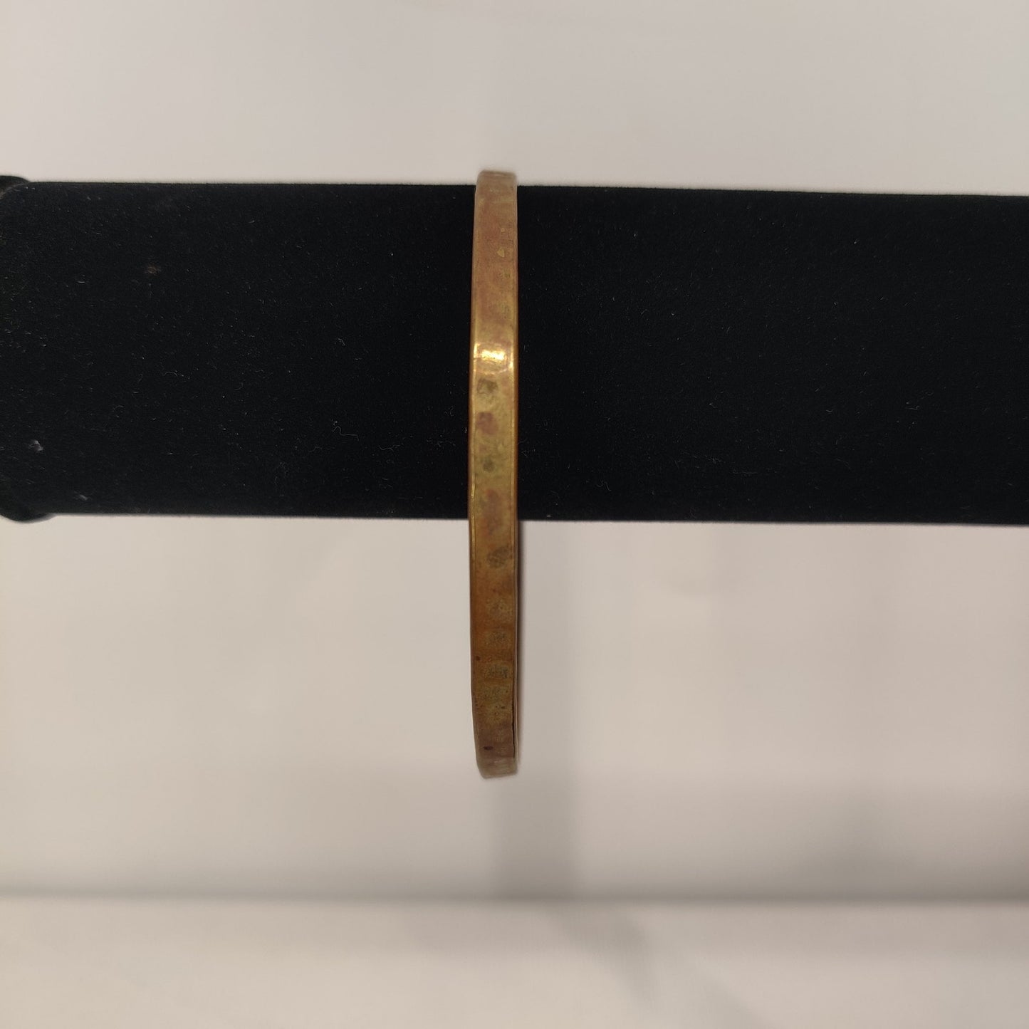 Copper bracelet set stack hammered floral etched plain