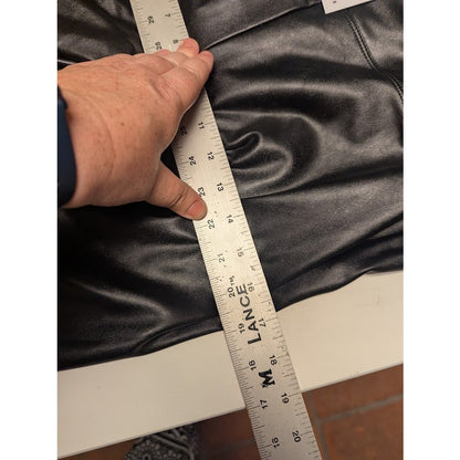 NEW Fourteenth Place Pull Up High waist Faux Leather Pants Size 2XL black ankle