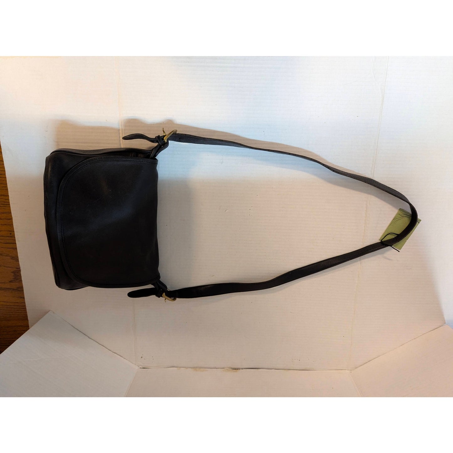 Vintage Coach Soho Fletcher Bag Black Leather Crossbody Style 4150 USA