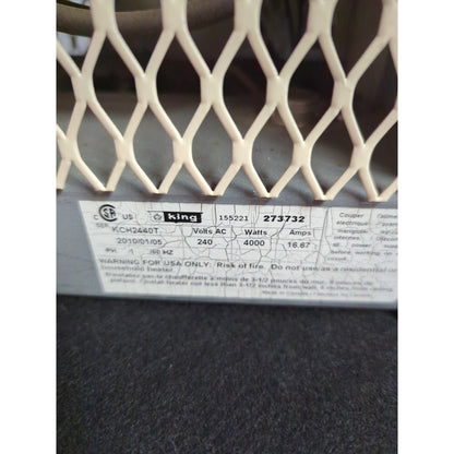 King 4000-Watt Utility Fan Compact Personal Electric Space Heater with Thermostat