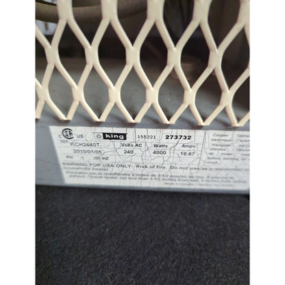 King 4000-Watt Utility Fan Compact Personal Electric Space Heater with Thermostat