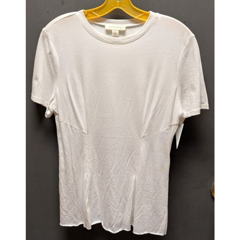 Treasure & Bond Size Small short sleeve White Dart Tailored Casual Shirt Top NEW