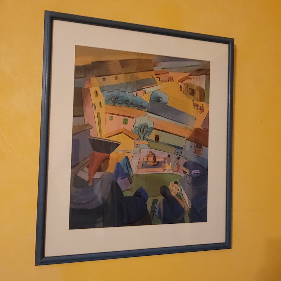 APU-RIMAK ALEJANDRO GONZÁLEZ TRUJILLO Peruvian 1900-1985 Tempera on paper.