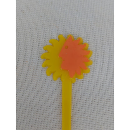 Vintage National Airlines Plastic Cocktail Pick / Stirrer Swizzle Sun King
