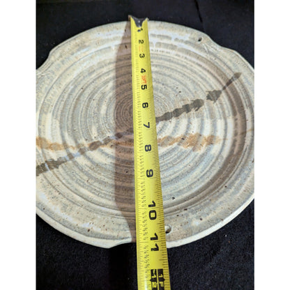 Griffin Pottery Sopchoppy Florida Handmade Art Pottery Plate 11"