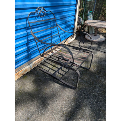SECONDHAND SANDIES: outdoor patio metal chair bounce rocker