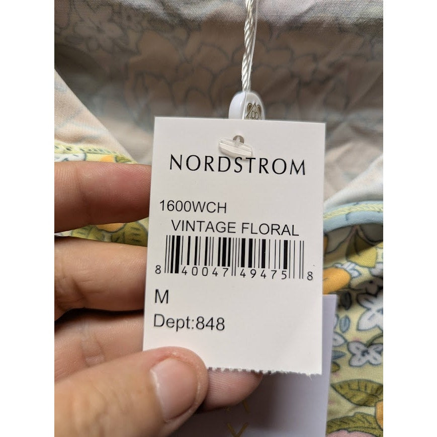 Wayf Naomi Floral Print Button-up Shirt Size Medium NEW Casual