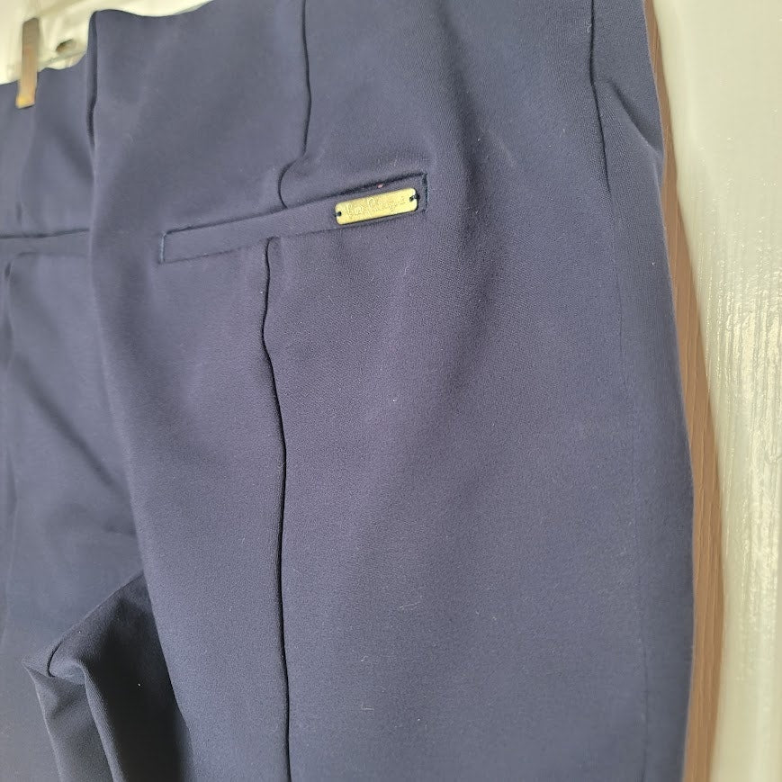 Lilly Pulitzer TRAVEL Pant PANTS LEGGINGS Midnight Navy Blue Extra Large XL RARE
