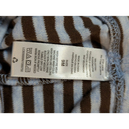 Nordstrom Baby Unisex Brown Gray Striped Knit Pants Size 6-9 Months NWT