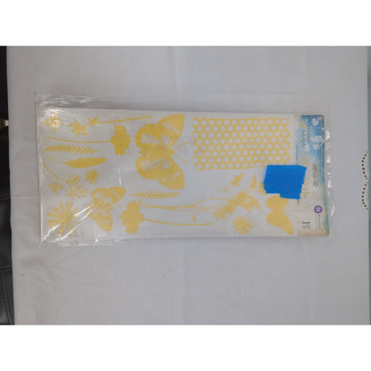 Christine Adolph for Prima Marketing "Adhesive Rub-On Pins" Transfer