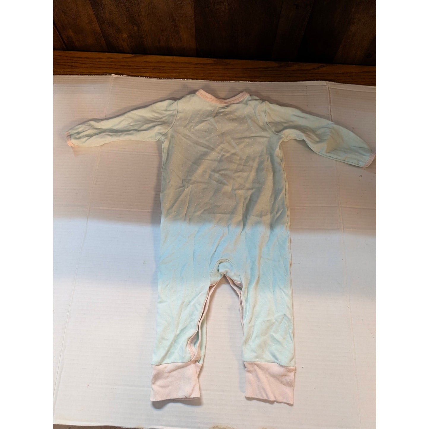 Koala Baby Baby Girls Blue Pink Floral One-Piece Bodysuit 18 Months