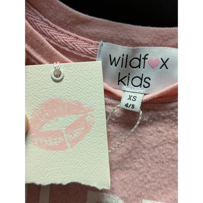 Wildfox Kids Girls Pink Palm Tree Graphic Pajama Top NWT