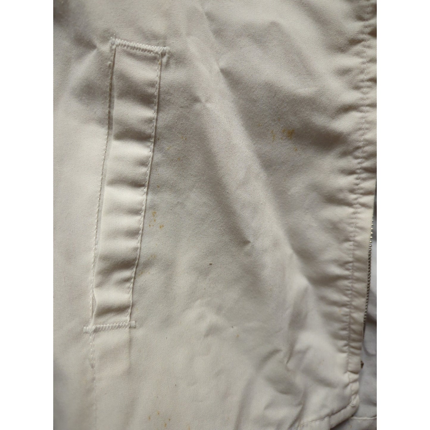 vintage white national bowling association jacket 1990s Size Large collared