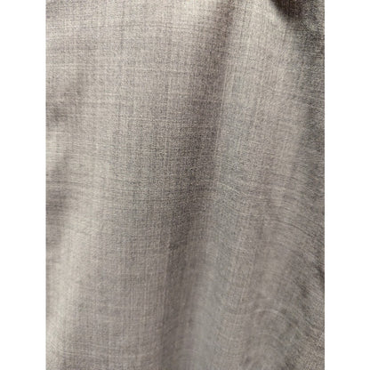 Vince Camuto Size 34" waist 40" Inseam Mens Flat Front Gray Wool Dress Pants