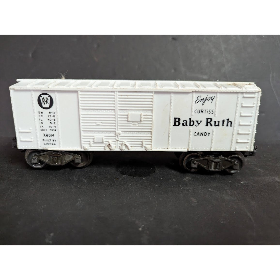 Vintage LIONEL train Baby Ruth Candy BoxCar X60147 Metal /Plastic