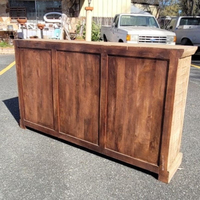 Secondhand Sandies: Vintage Rustic Shutter Door Sideboard Buffet Solid Wood Console Large