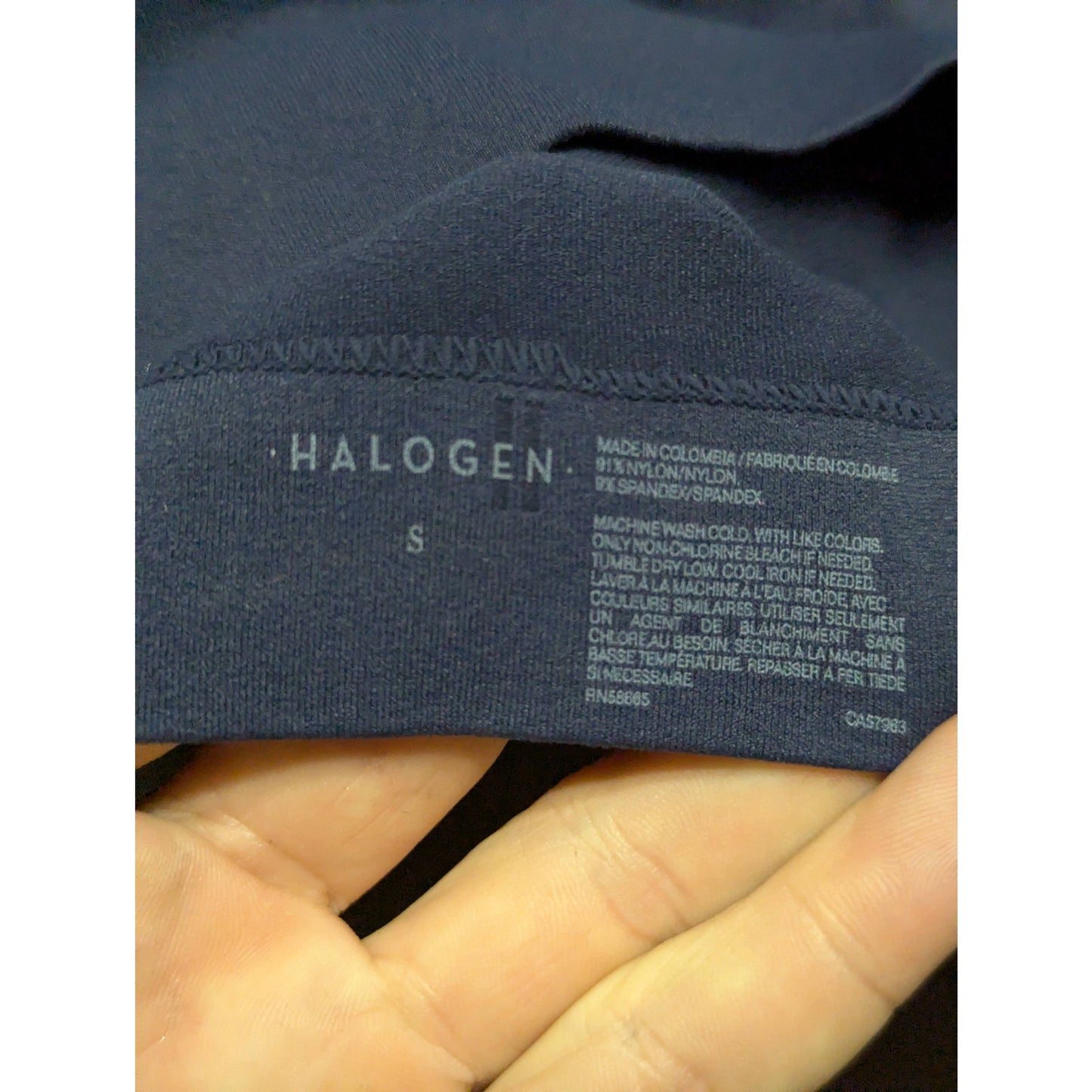 Halogen Small Tank Activewear NEW  Blue VNeck Sleeveless Layering Stretchy