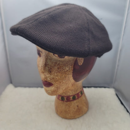 Cremieux Navy blue Knit Small Medium Paperboy Newsboy Gatsby Cabbie Scally Cap