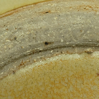 Art pottery bowl Signed Susan Yellow Cereal 6" wide x 2" deep handmade