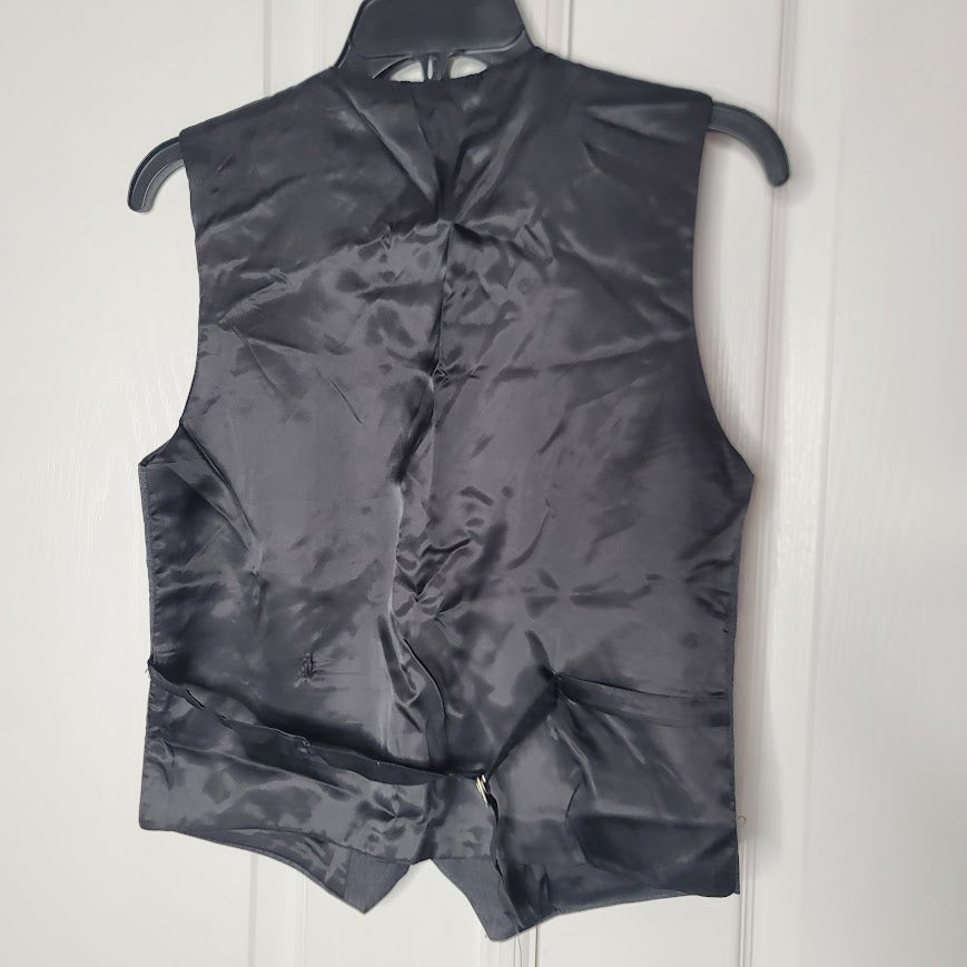 Perry Ellis Boy V-Neckline Button Up Formal Vest Boys 16 Blue NWT