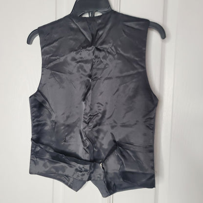 Perry Ellis Boy V-Neckline Button Up Formal Vest Boys 16 Blue NWT