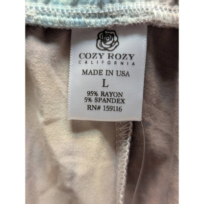 Cozy Cozy California Women's Tie Dye Lounge Shorts NWT Large