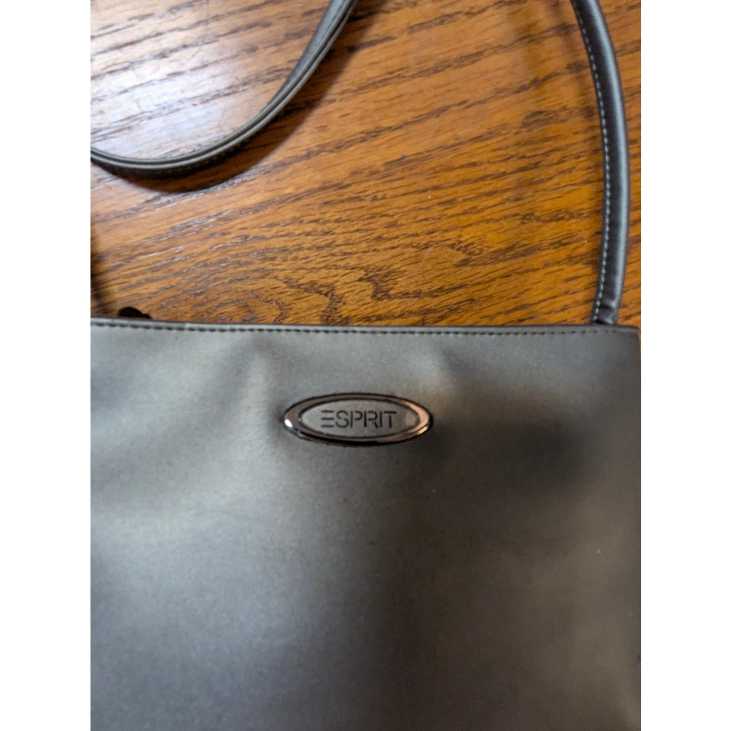 Vintage Esprit Gray Minimalist Small Crossbody Shoulder Bag