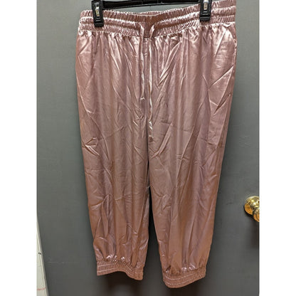 Cozy Rozy California Women's Satin Jogger Lounge Pants NWT Size XL Pajama