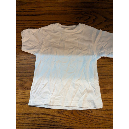 Unisex Kiddy Kats Plain White Short Sleeve Crewneck Tee 3T