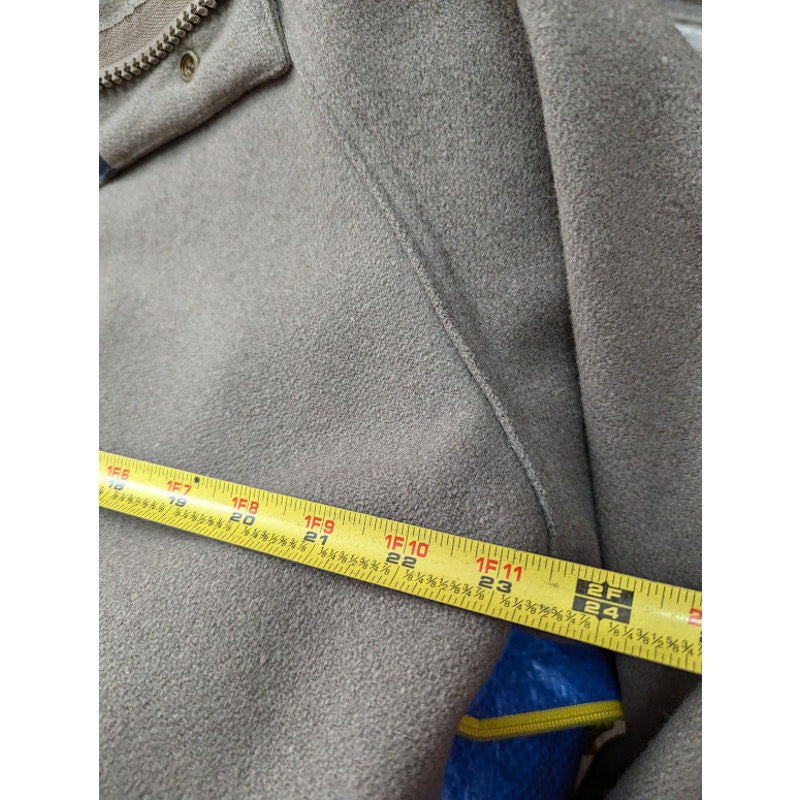 Vintage Woolrich Size Large Men Jacket Coat Wool pockets lined winter Waist High